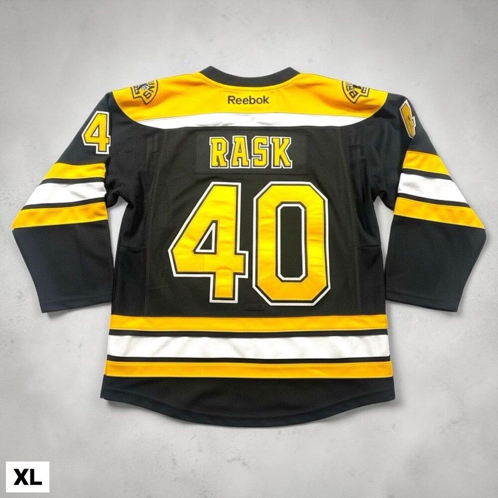 Reebok CCM NHL Boston Bruins #40 Tukka Rask Jersey Size 48 Mens XL
